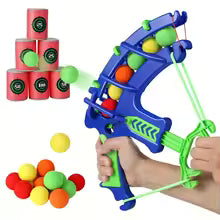 Soft Bullet Target Practice Toy for Children, Educational Shooting Practice Toys with Soft Bullets