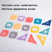 Large scale house building block simulation window design, kindergarten construction, creation of boys and girls large house bui