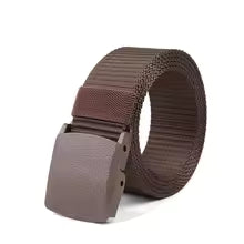 110/120/130/140cm Unisex Automatic Buckle Nylon Belt Outdoor Hunting Canvas Travel Belts for Men and Women