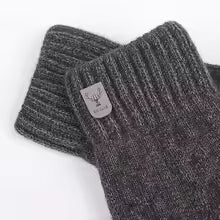 new men's warm gloves winter touch screen plus fleece gloves cold warm wool knitted gloves