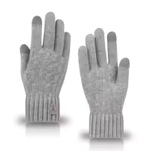 new men's warm gloves winter touch screen plus fleece gloves cold warm wool knitted gloves